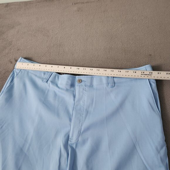 ProTour Men's Golf Shorts Size 42 Sky Blue Comfort Stretch 8" - Picture 3 of 9